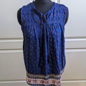 Rewind Top - casual flowy loose-fitting peasant swing tank top